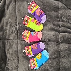 Girl's Shopkins socks (5 pairs)